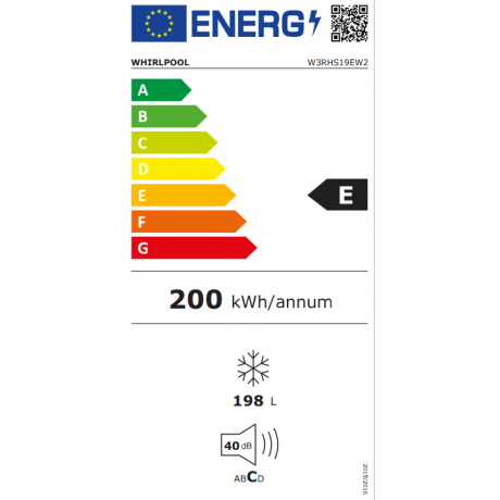 WHIRLPOOL W3RHS19EW2 Καταψύκτης Μπαούλο 198lt WHIRLPOOL W3RHS19EW2 Καταψύκτης Μπαούλο 198lt